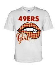 49ers V-Neck T-Shirt tile