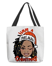 Have a melanin Christmas All-Over Tote tile
