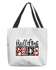 Bulldogs in red All-Over Tote tile