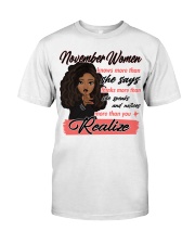 November Classic T-Shirt front