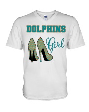 Dolphins V-Neck T-Shirt tile