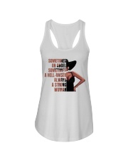 Sometimes an Angel Ladies Flowy Tank tile