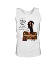 I can do all things through Christ who strenghthens me Unisex Tank tile