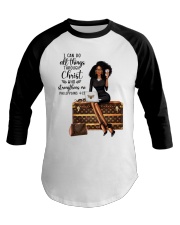 I can do all things through Christ who strenghthens me Baseball Tee tile