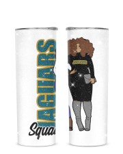Jaguars Squad Glitter Tumbler tile