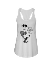 Black Mermaid Magic Ladies Flowy Tank tile