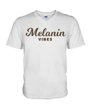 Melanin Vibes V-Neck T-Shirt tile