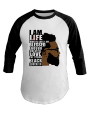 I Am Life Baseball Tee tile