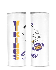 Vikings Glitter Tumbler tile