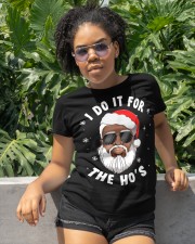 I do it for the ho's black santa Classic T-Shirt apparel-classic-tshirt-lifestyle-front-233
