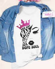 Hot Pink Classic T-Shirt apparel-classic-tshirt-lifestyle-front-186