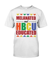 Melanated and Educated HBCU Premium Fit Mens Tee tile