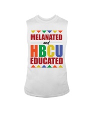 Melanated and Educated HBCU Sleeveless Tee tile