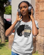 Black Queen Classic T-Shirt apparel-ladies-t-shirt-lifestyle-front-83