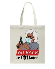 6ft back 2 Tote Bag tile
