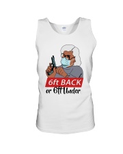 6ft back 2 Unisex Tank tile