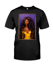 Beautiful black girl Classic T-Shirt tile