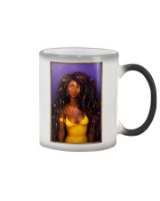 Beautiful black girl Color Changing Mug tile