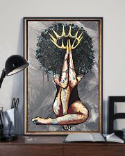 African American Portrait Poster - Black Art 11x17 Poster lifestyle-poster-2