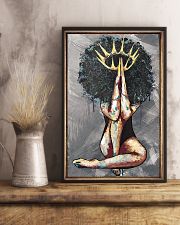 African American Portrait Poster - Black Art 11x17 Poster lifestyle-poster-3
