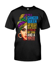 Cancer Black Queen Classic T-Shirt front