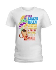 Cancer Black Queen Ladies T-Shirt tile