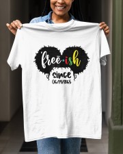 Juneteenth Space Buns Classic T-Shirt apparel-classic-tshirt-lifestyle-front-129