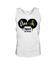 Juneteenth Space Buns Unisex Tank tile