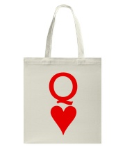 Red Queen Of hearts Tote Bag tile
