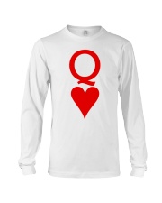 Red Queen Of hearts Long Sleeve Tee tile