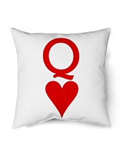 Red Queen Of hearts Indoor Pillow tile