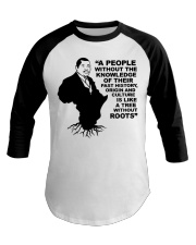 Marcus Quote Black History Baseball Tee tile