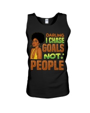 I Chase Goals Not People Unisex Tank tile