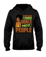 I Chase Goals Not People Hooded Sweatshirt tile