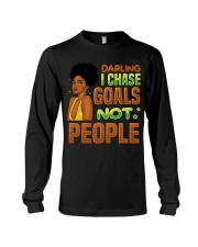 I Chase Goals Not People Long Sleeve Tee tile