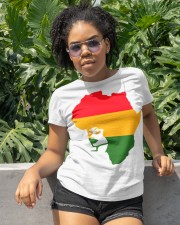 Black history month African flag afro girl Classic T-Shirt apparel-classic-tshirt-lifestyle-front-233