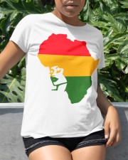 Black history month African flag afro girl Classic T-Shirt apparel-classic-tshirt-lifestyle-front-234