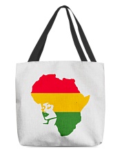 Black history month African flag afro girl All-Over Tote tile