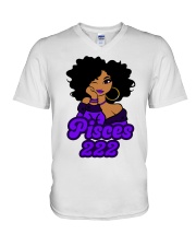 Pisces 222 V-Neck T-Shirt tile
