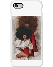 Black Female Art Phone Case tile