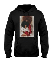 Black Female Art Hooded Sweatshirt tile