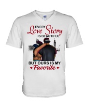 Love Story V-Neck T-Shirt tile