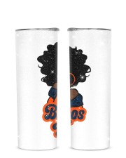 Broncos Glitter Tumbler tile
