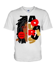 Aquarius V-Neck T-Shirt tile