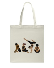 Black Girls Yoga Poses Art Tote Bag tile