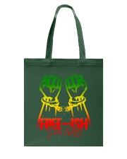 Juneteenth fists Tote Bag tile