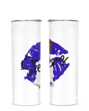 Ravens girl Glitter Tumbler tile