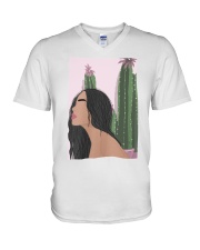 Desert Cactus V-Neck T-Shirt tile