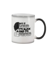 Say it Loud - I'm Black and I'm Proud Color Changing Mug tile