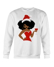 Christmas Afro Girl Crewneck Sweatshirt tile